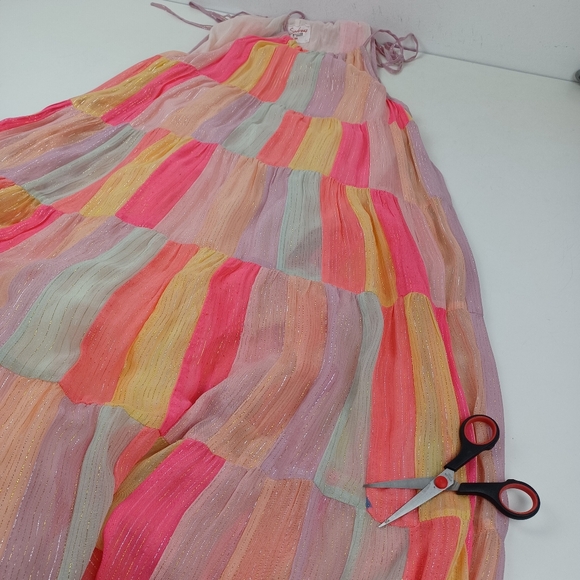 Sundress Valeria Dress Size XS S Women Beach Resortwear Metallic Sleeveless - Picture 11 of 14